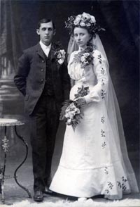 Otto and Dorothea Gottsch Witt Wedding Photo
